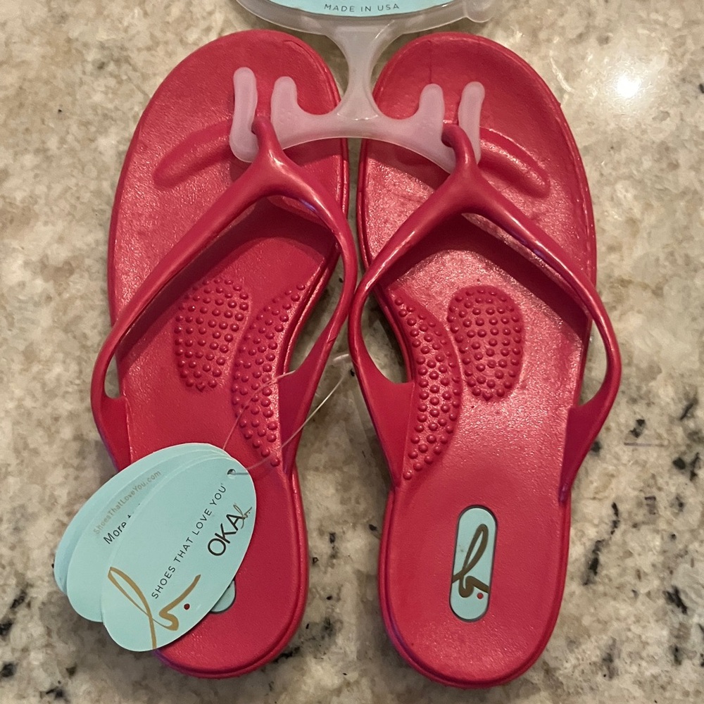 Oka b. Sandals, Chloe in Popsicle Pink, US Women’s S & M
